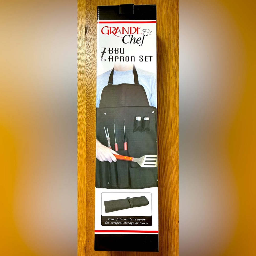 GRANDE Chef 7 Pc BBQ APRON SET